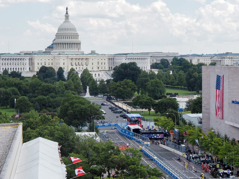 Race cars speed through DC in finale of Trump-backed Freedom 250 series